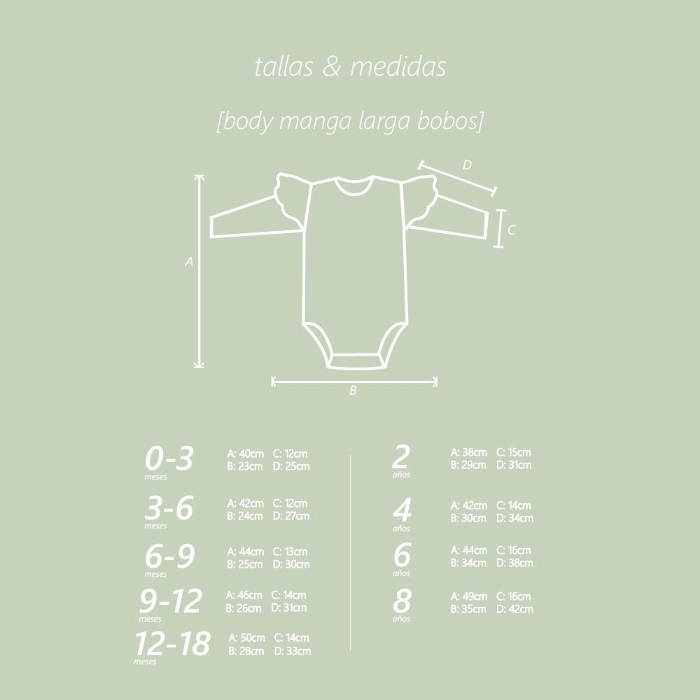 body bobo manga larga