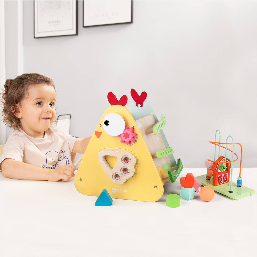 la gallinita feliz - caja de actividades 18 meses +