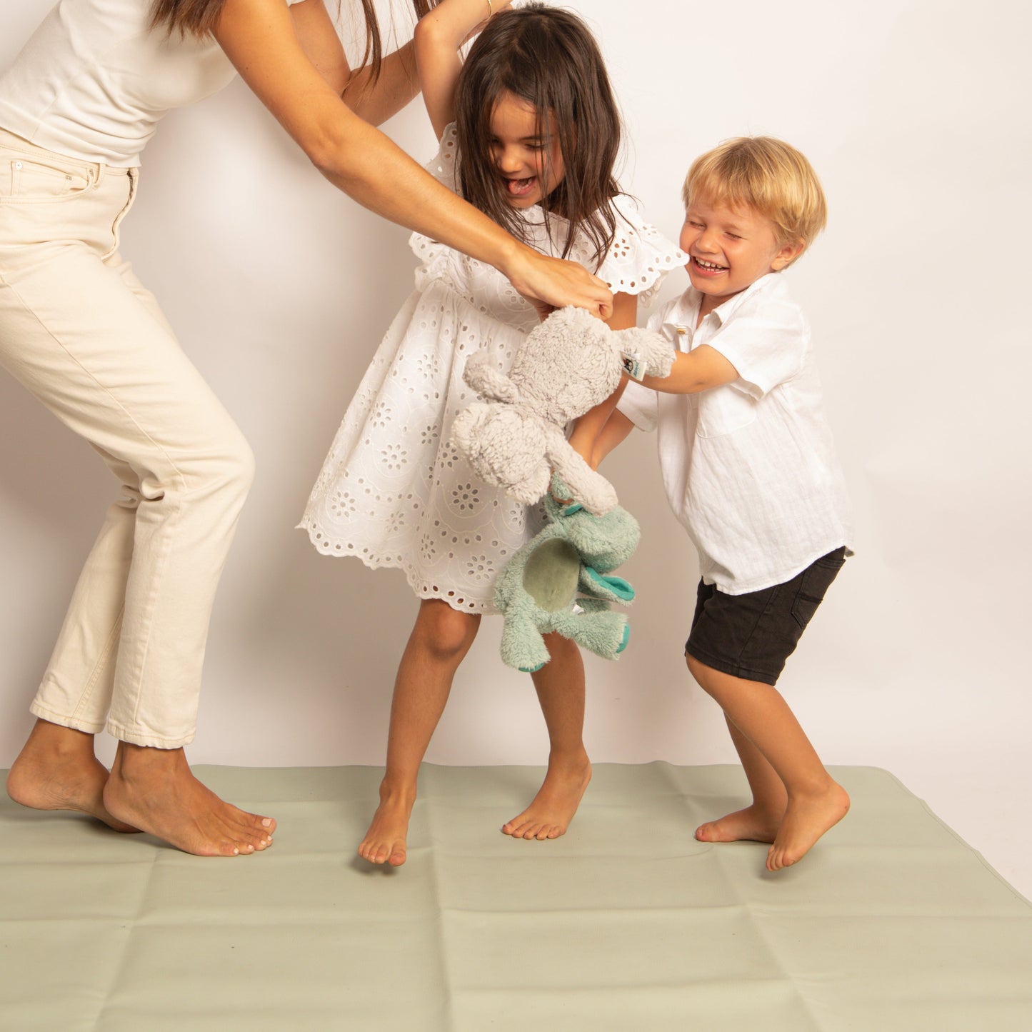 play mat plus aqua + gris claro