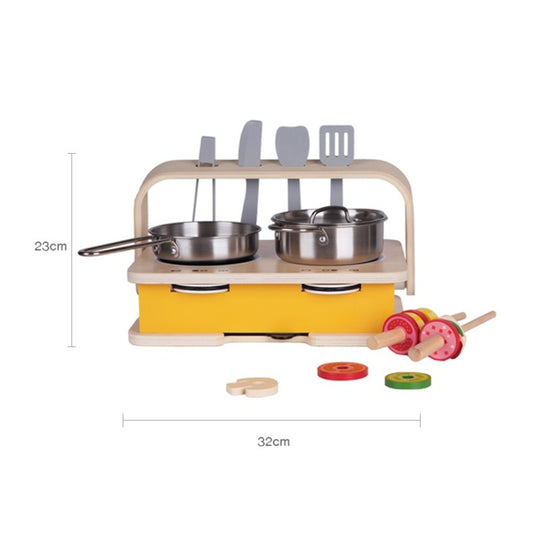 Cargar imagen en el visor de la galería, 2 en 1 cocina de madera 3Y+
