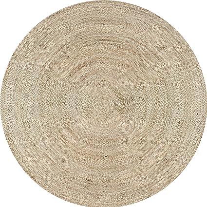 alfombra yute redonda
