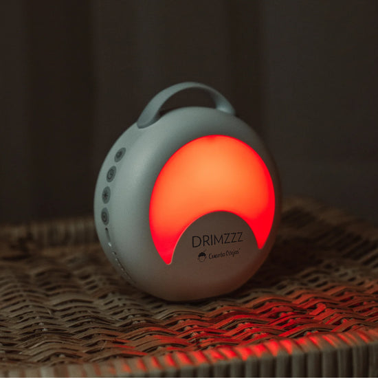 Máquina de ruido blanco y luz roja