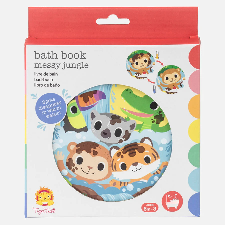 Libro Indestructible  " Bath Book - Messy Jungle "