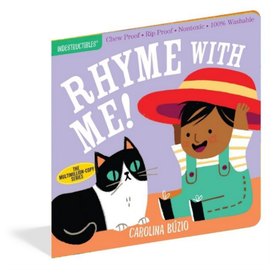 Libro Indestructible "Rhyme with me"