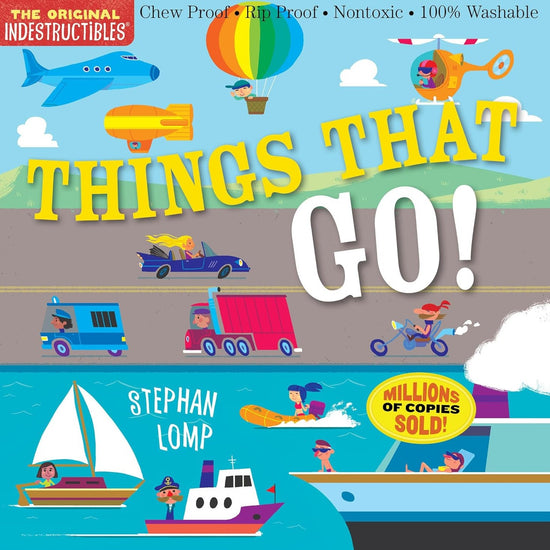 Libro Indestructible "things that go"