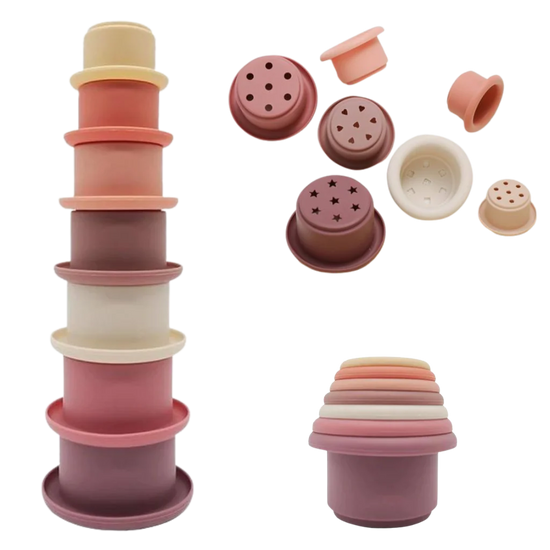 Mini vasitos apilables Rose Set
