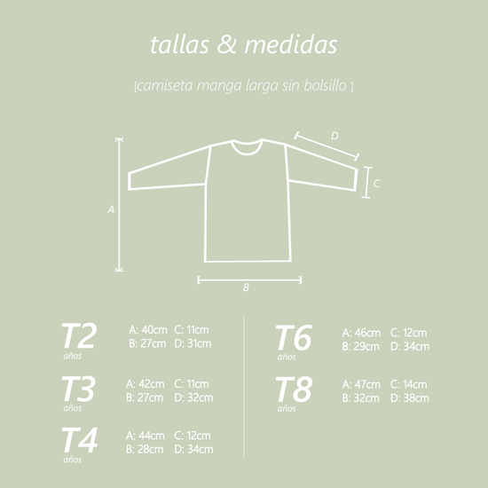 Camiseta manga larga
