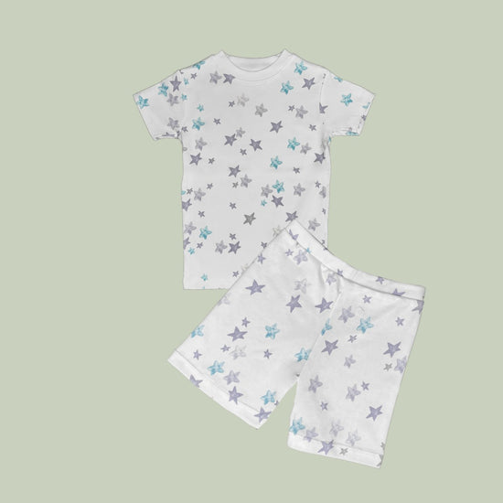 set pijama stars manga corta