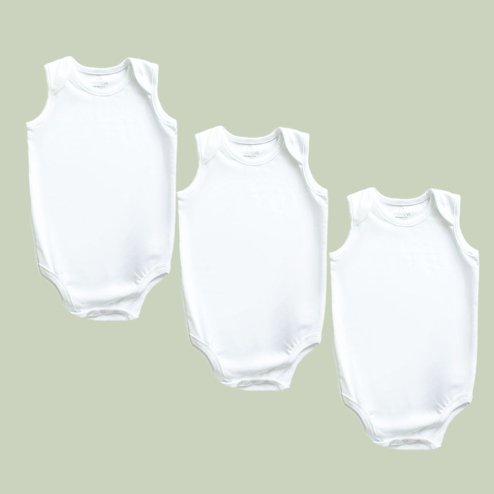 set x 3 bodies básicos manga cero