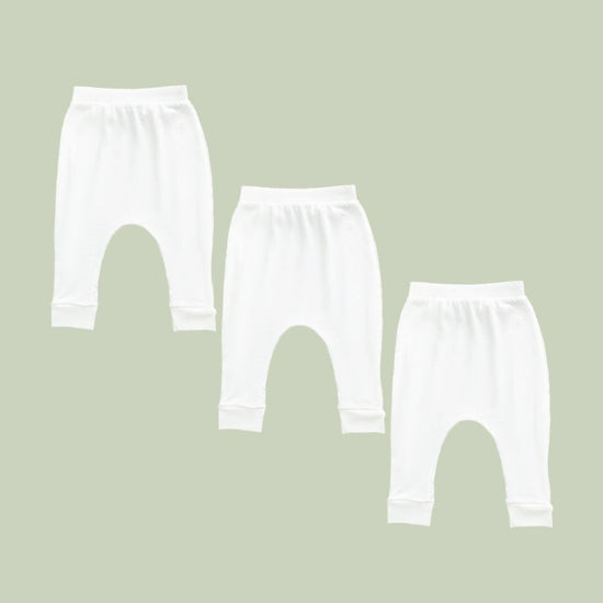 set x 3 pantalones básicos sin pie