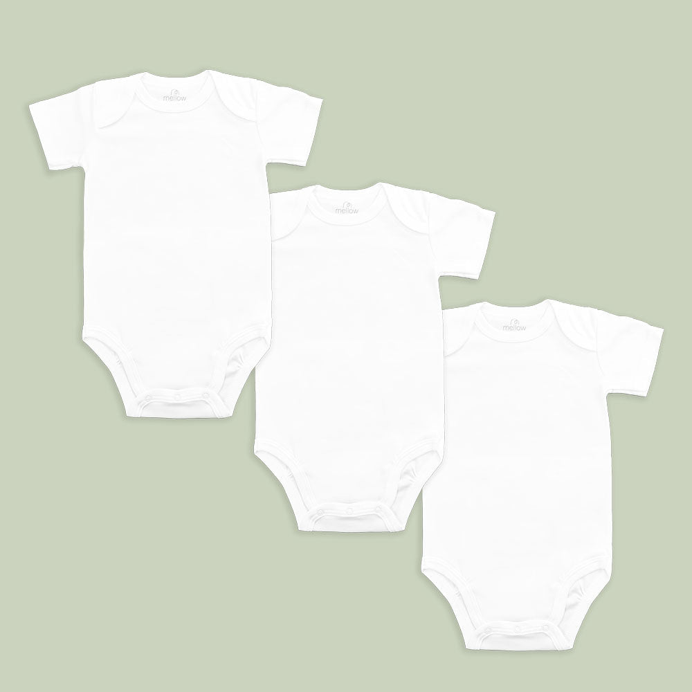 set x 3 bodies básicos manga corta
