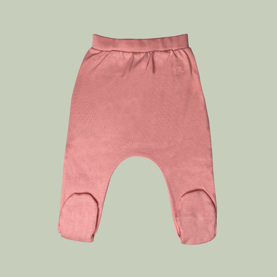 Pantalón básico con pie palo rosa