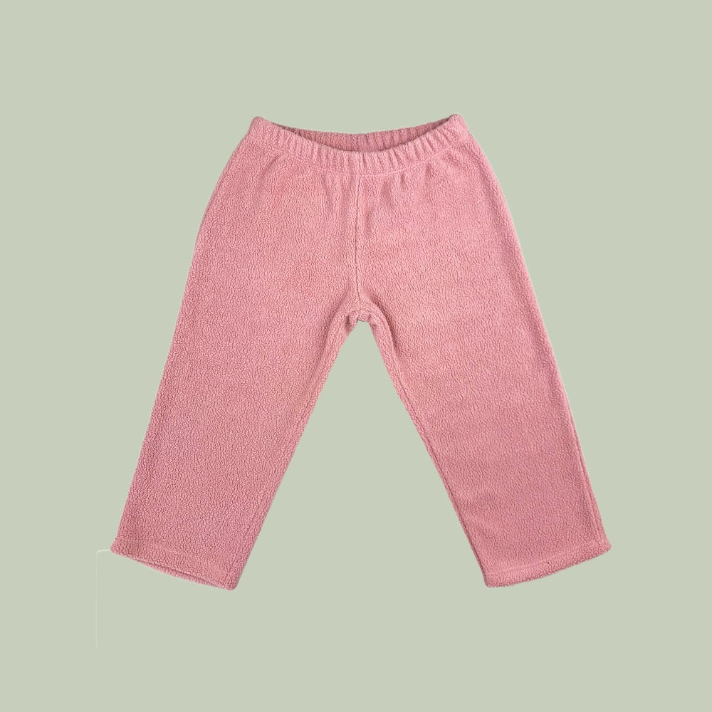 Cargar imagen en el visor de la galería, pijama pantalón buzo polar palo rosa
