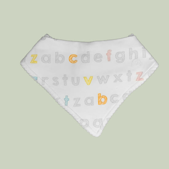 Babero bandana ABC